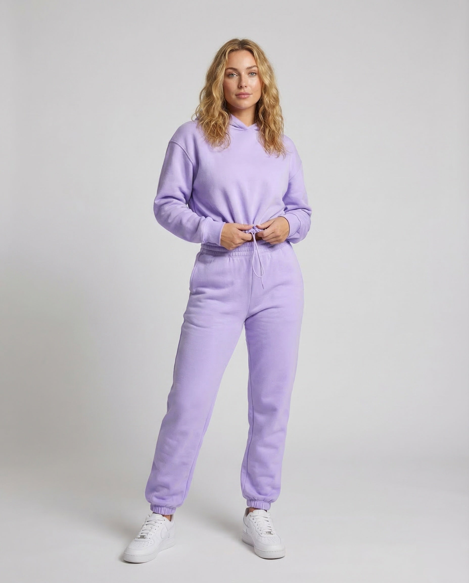 Damen Sweat-Crop-Set Sweatstoff - Norvielle