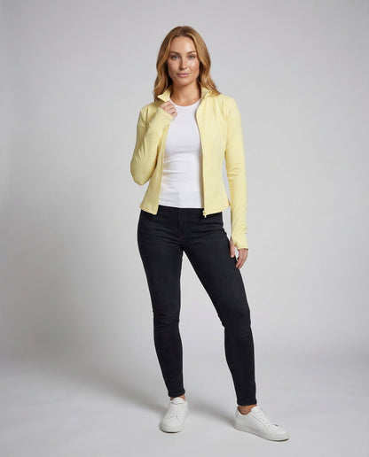 Damen Stretch-Sportjacke Figurbetonter Schnitt - Norvielle