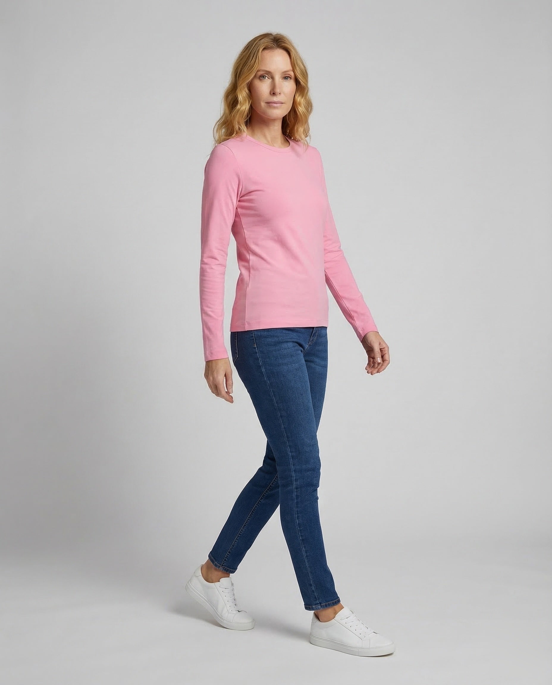 Damen Langarmshirt Feinjersey - Norvielle