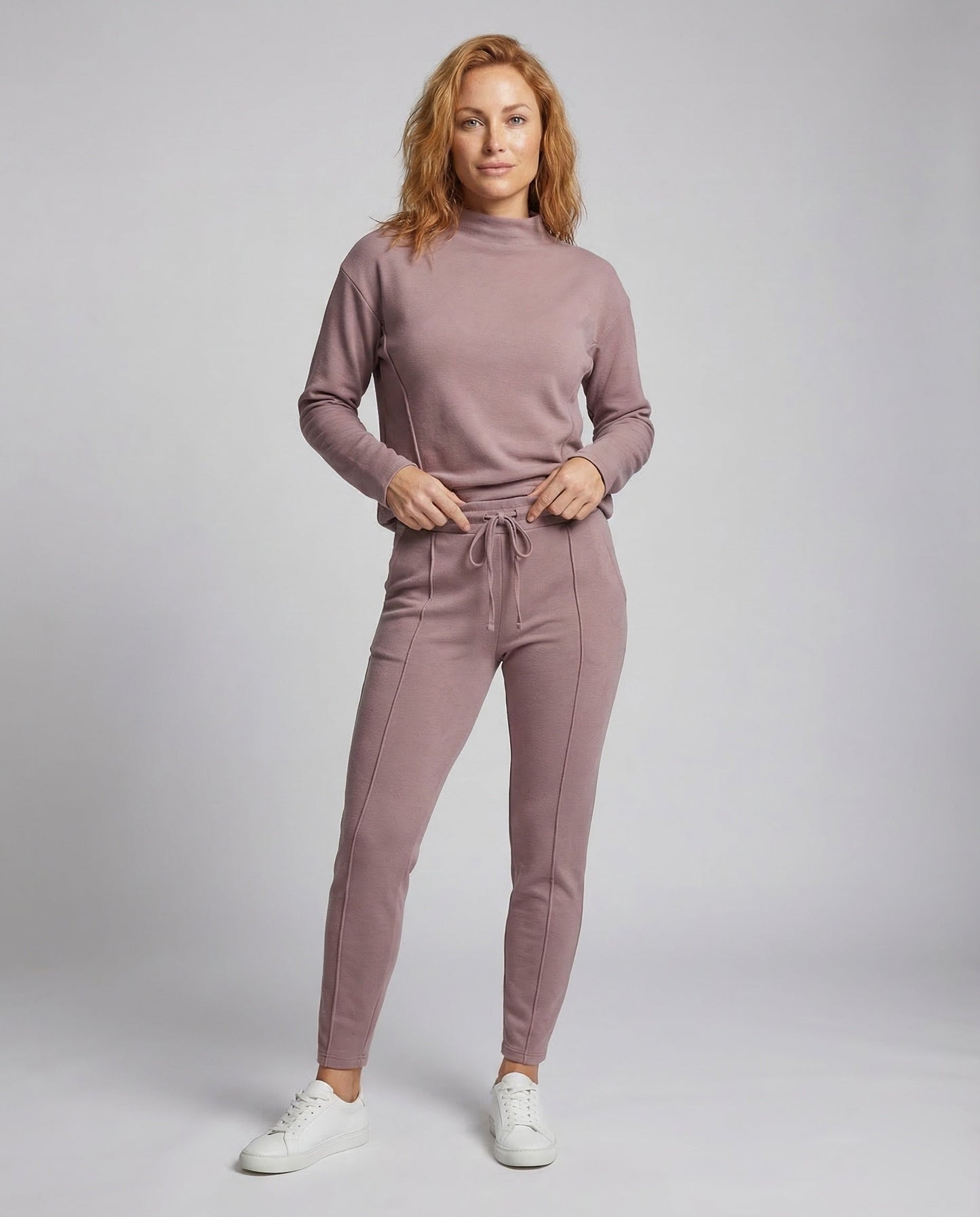 Damen Strickpullover Oversize Loungewear Set - Norvielle