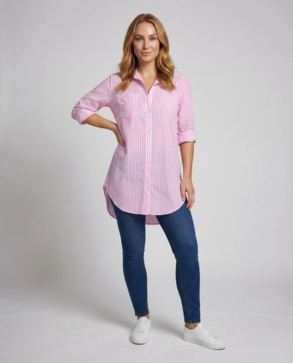 Damen Matrosenkleid V-Ausschnitt Bluse - Norvielle