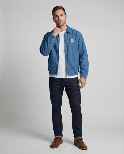 Herren Blousonjacke Baumwoll-Canvas wurde zu: Herren Blousonjacke aus - Norvielle