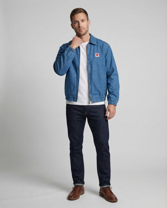 Herren Blousonjacke Baumwoll-Canvas wurde zu: Herren Blousonjacke aus - Norvielle