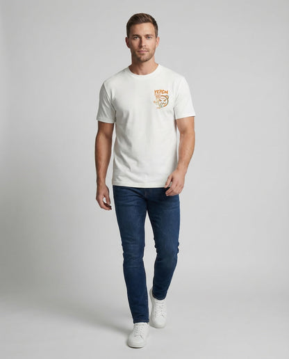 Unisex T-Shirt aus Jersey mit Brustprint - Norvielle