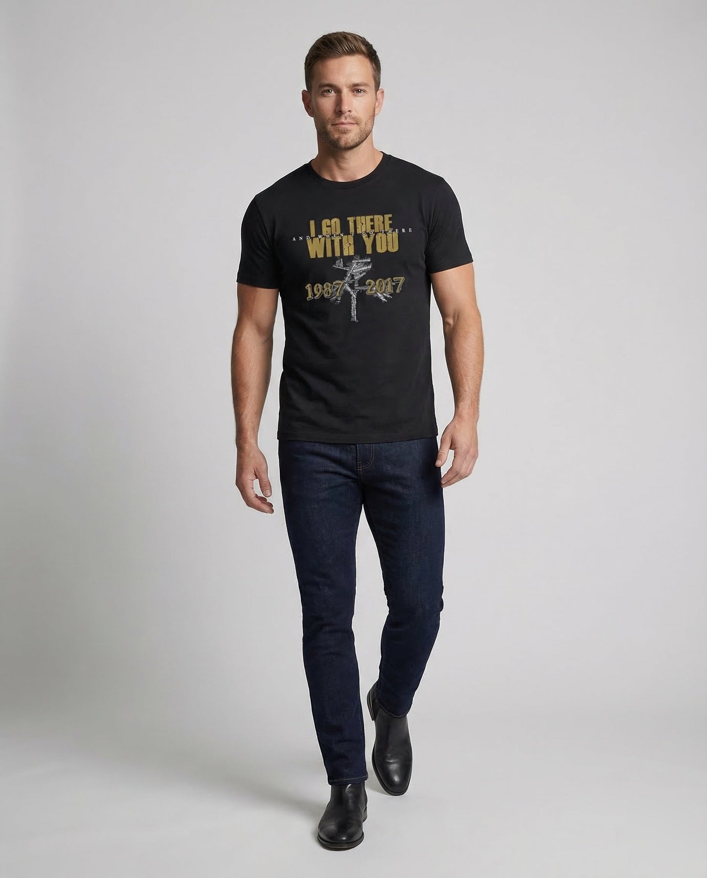 Unisex T-Shirt mit Typografie-Druck - Norvielle