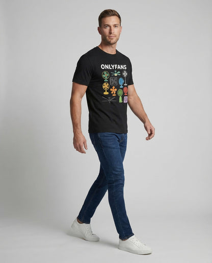 Unisex T-Shirt Fan-Motiv Grau - Norvielle