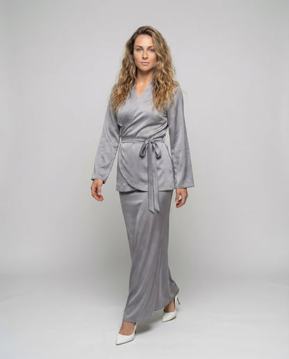 Damen Zweiteiler Maxirock Elegantes Set - Norvielle