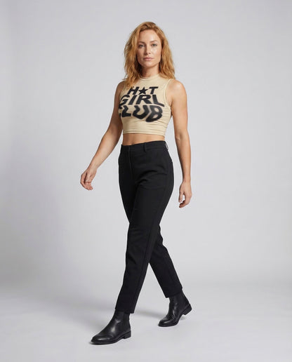 Damen Ärmelloses Statement-Print - Norvielle