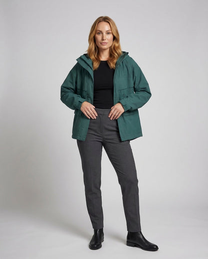 Damen Outdoorjacke Wasserabweisend Mit Kapuze - Norvielle