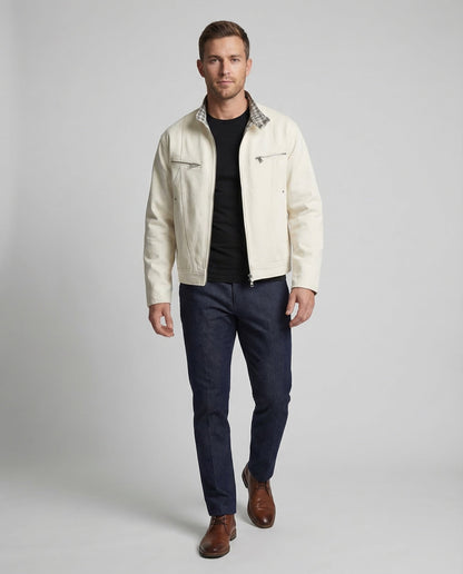 Herren Zipjacke Stehkragen Urban - Norvielle