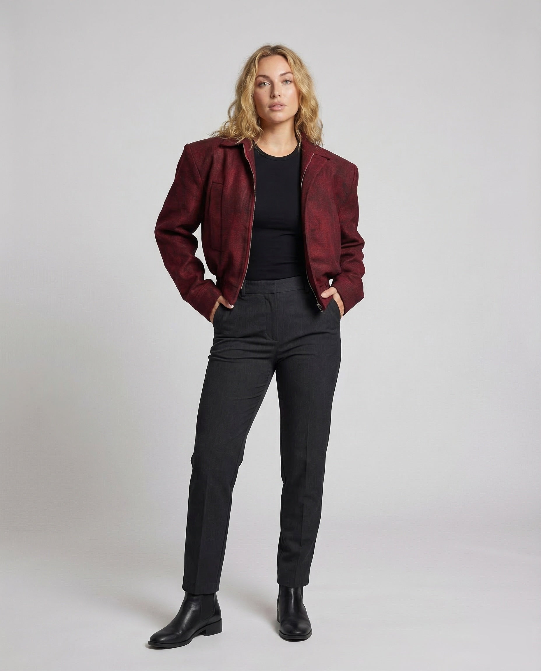 Unisex Kurzjacke Kastig Schulterpartie - Norvielle