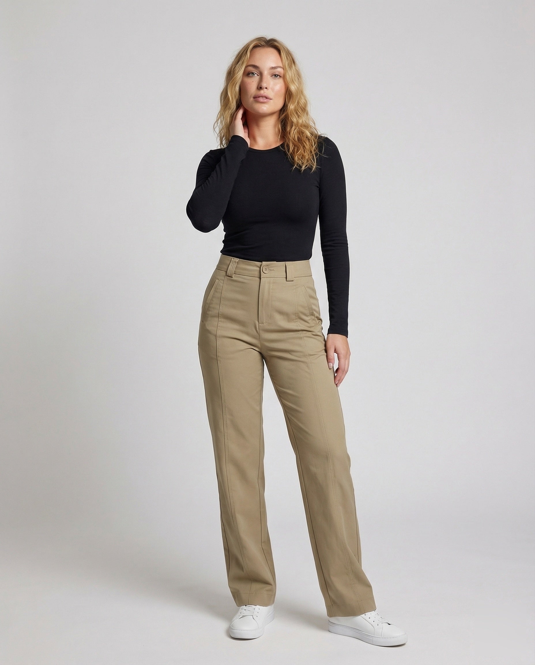 Damen Bügelfaltenhose aus Komfortstretch - Norvielle