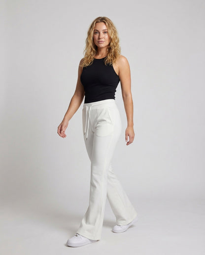 Damen Loungehose Mittelnaht Formend Schwarz - Norvielle