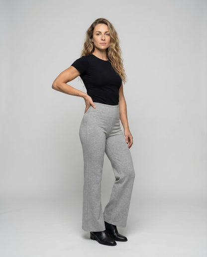 Damen Loungehose Weich Komfortbund Schwarz - Norvielle