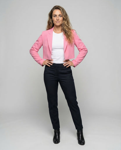 Damen Blazer Kurz Reverskragen - Norvielle