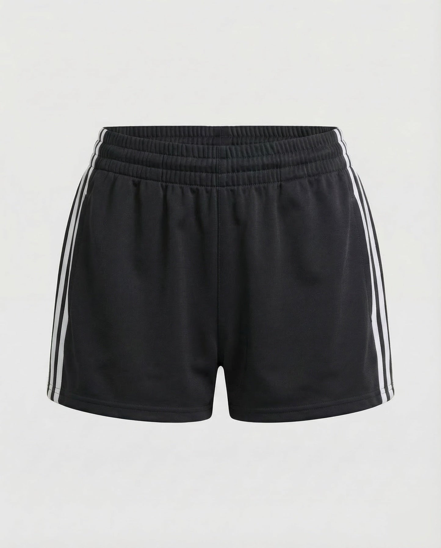 Damen Sportshorts mit Dreistreifen Seitenstreifen