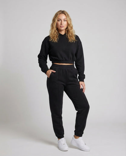 Damen Lounge-Set Hoodie Jogginghose Kurz - Norvielle