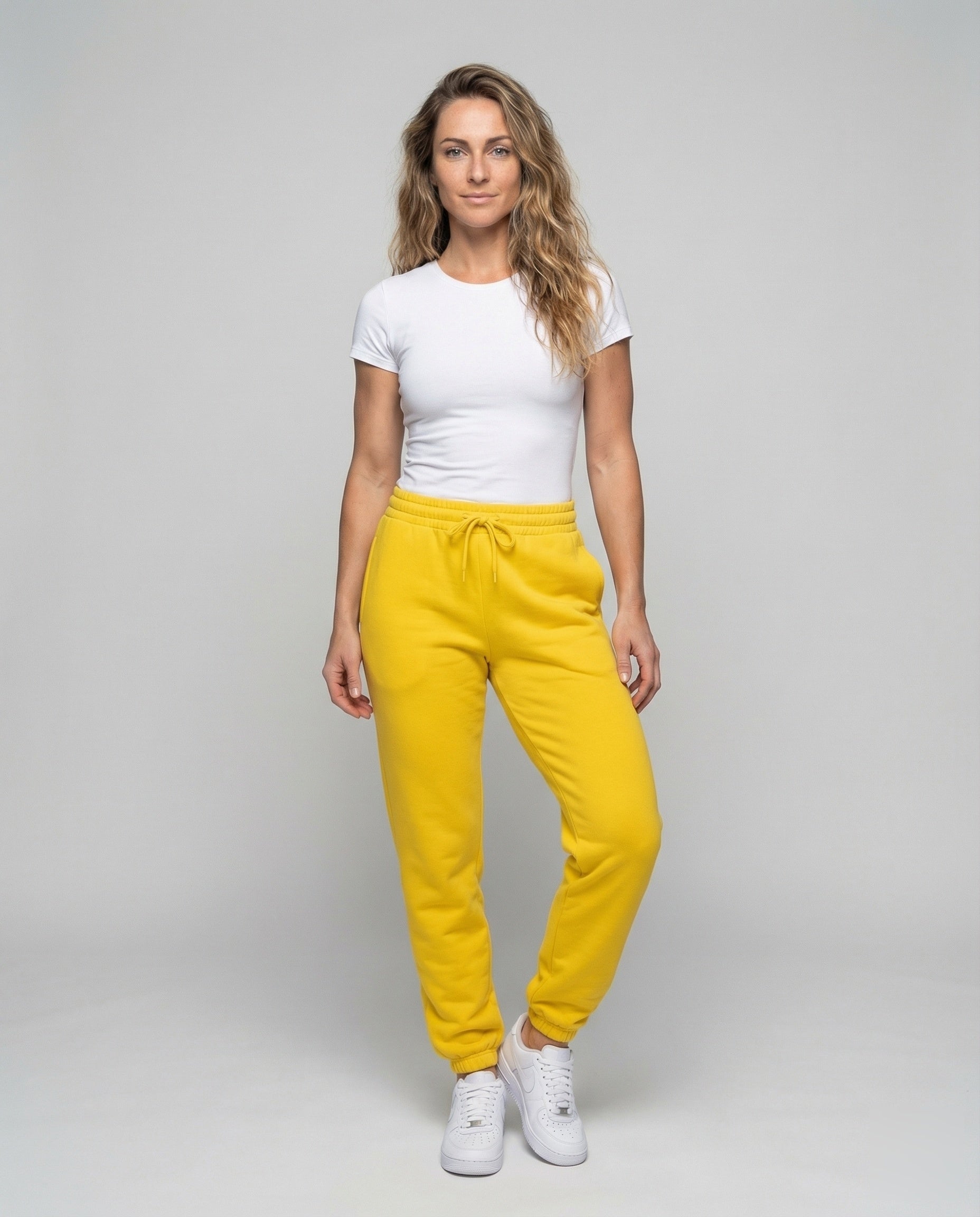 Damen Fleece-Jogger Leicht Schmale Bündchen - Norvielle