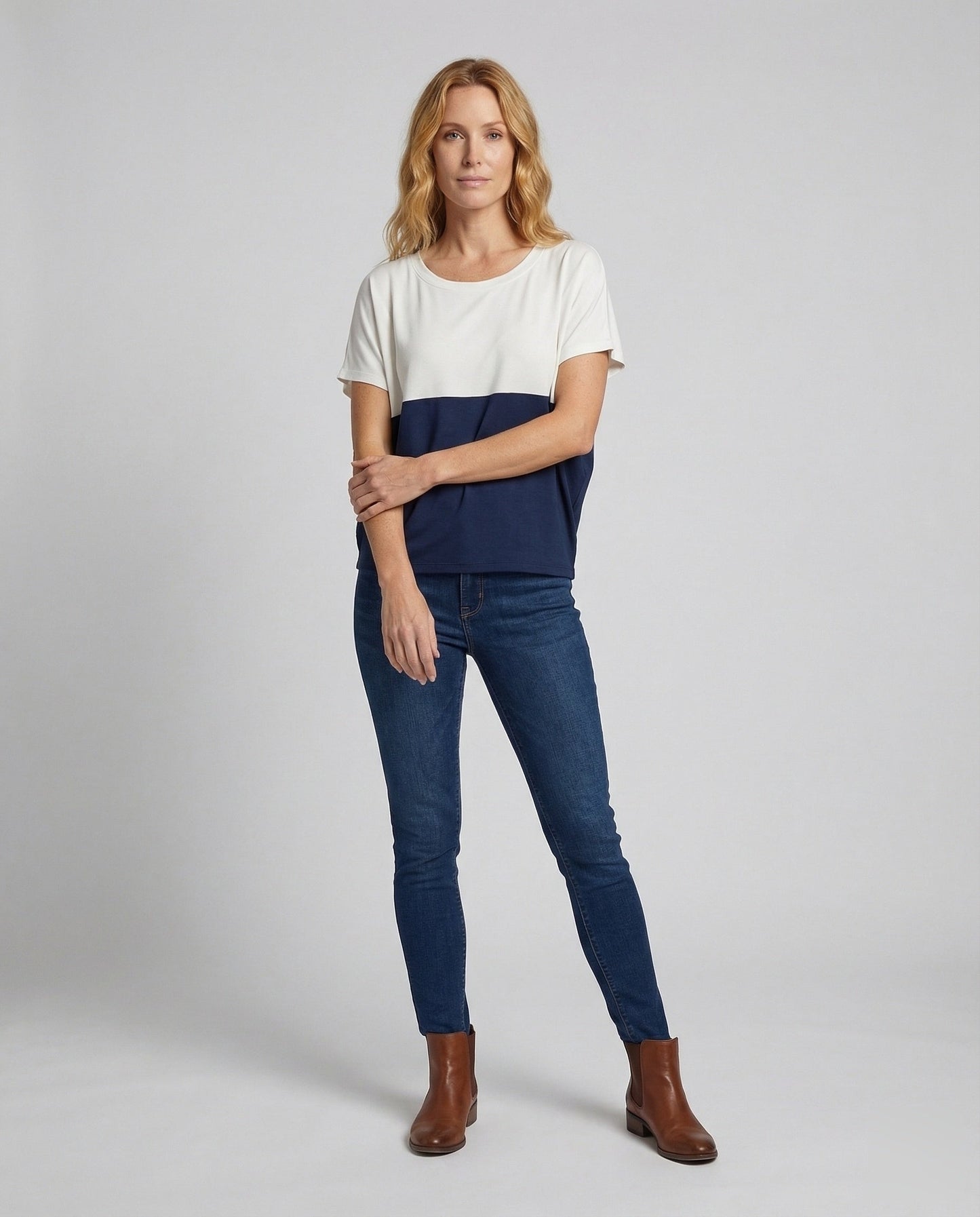 Damen Strickshirt Fledermausärmel Elastisch - Norvielle