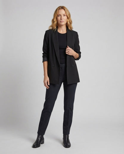 Damen Oversize Blazer mit Schulterpolstern - Norvielle