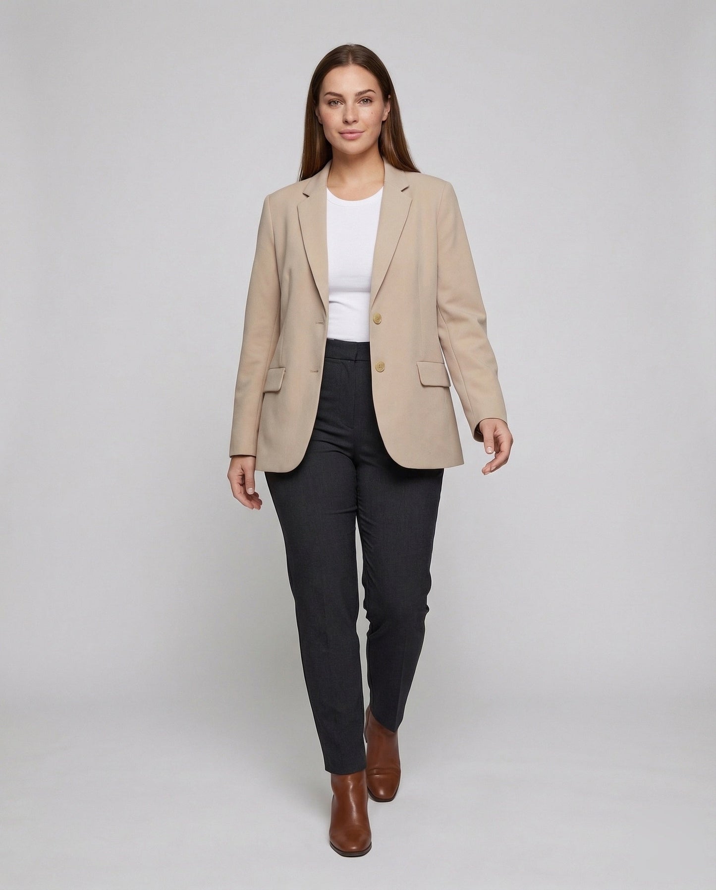 Damen Business Blazer Soft Schultern - Norvielle