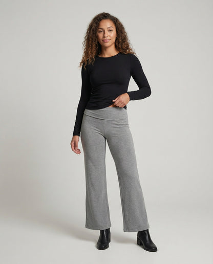 Damen Jersey Leggings mit Umschlagbund - Norvielle
