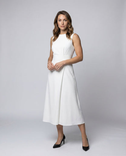 Damen Midikleid Asymmetrisch Geschnitten - Norvielle