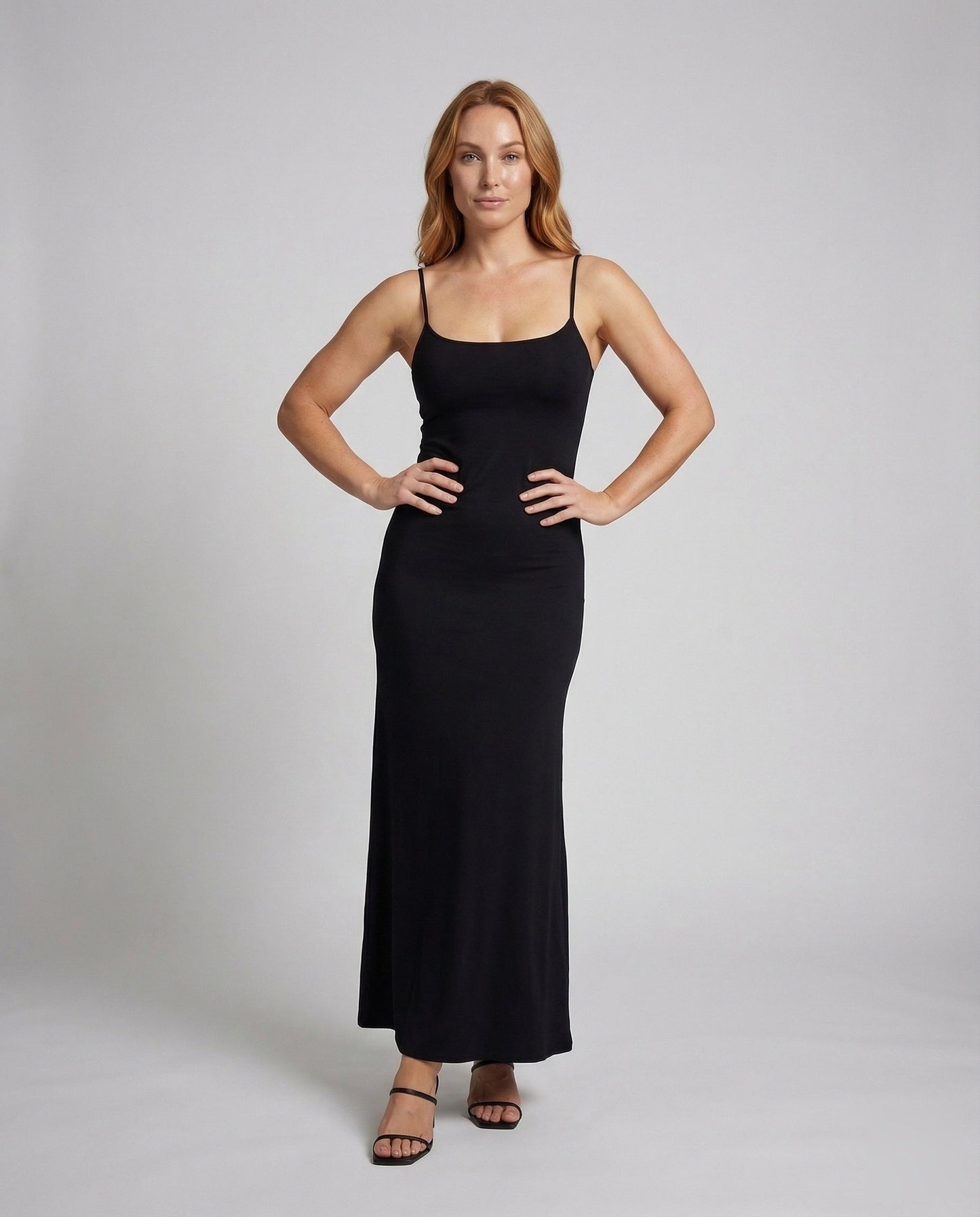 Damen Maxikleid Schmale Korselett-Passform - Norvielle