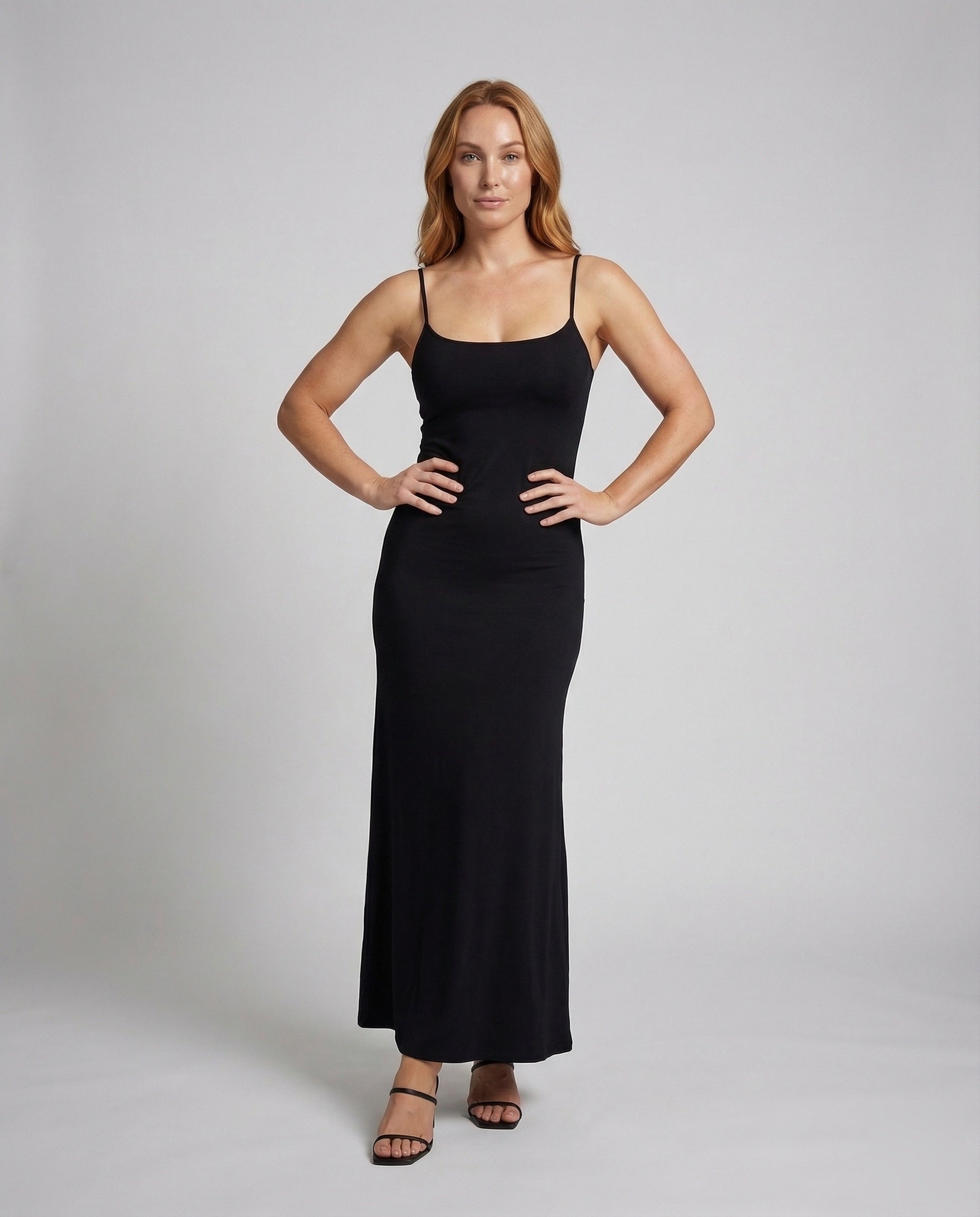 Damen Maxikleid Schmale Korselett-Passform - Norvielle
