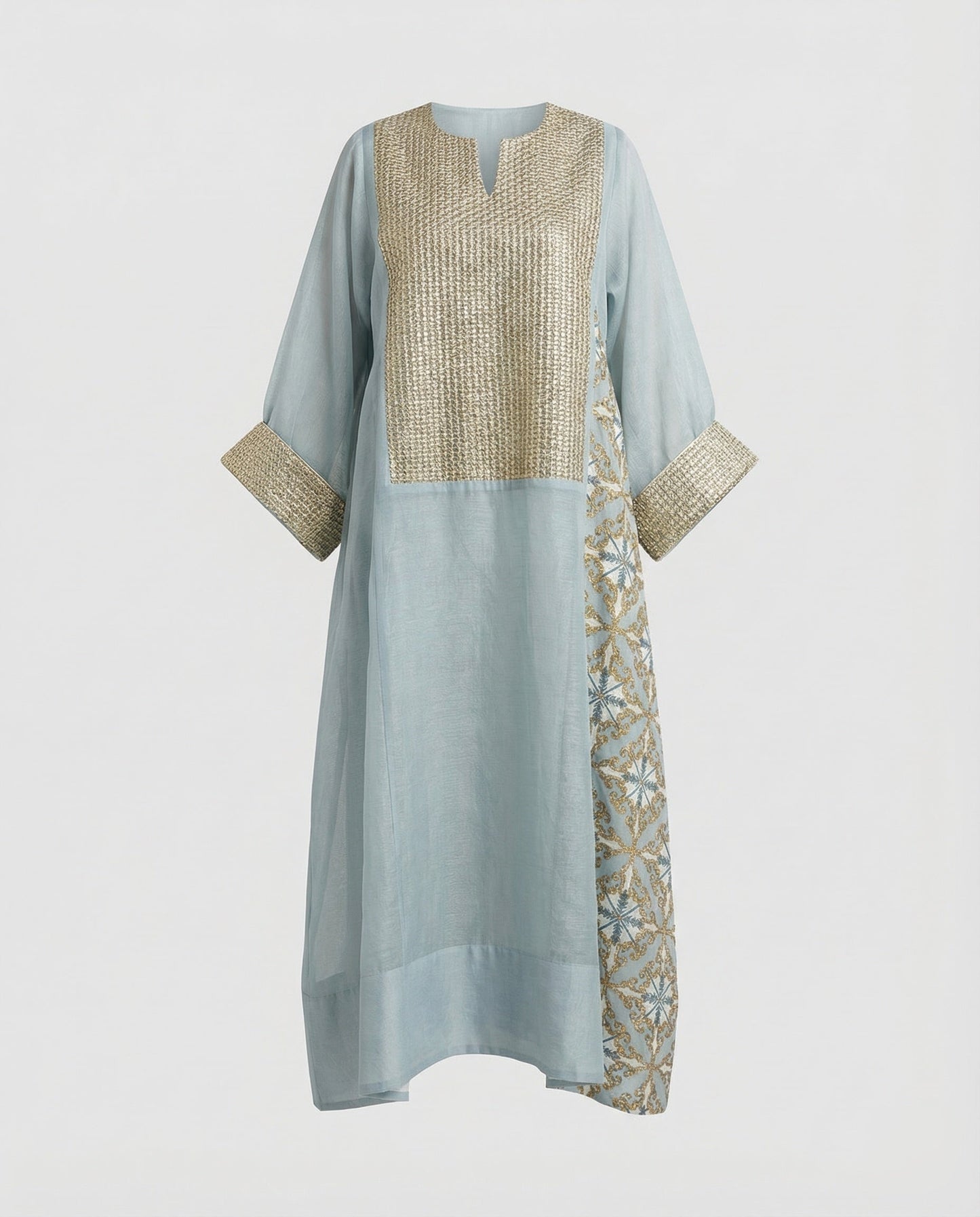 Damen Maxi-Kaftan Bestickte Brustpartie wird zu:
Damen Maxi Kaftan