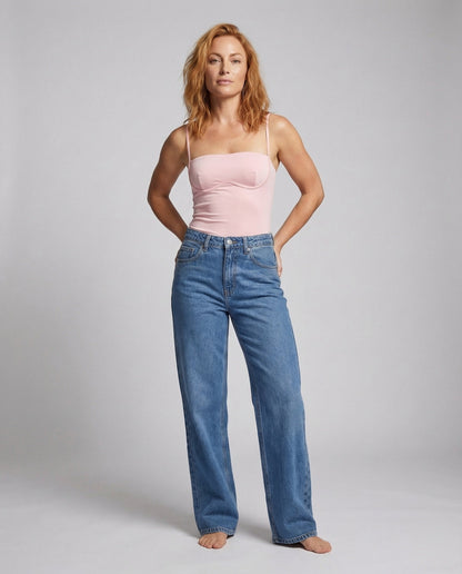 Damen Satin Bustier Konturiert - Norvielle