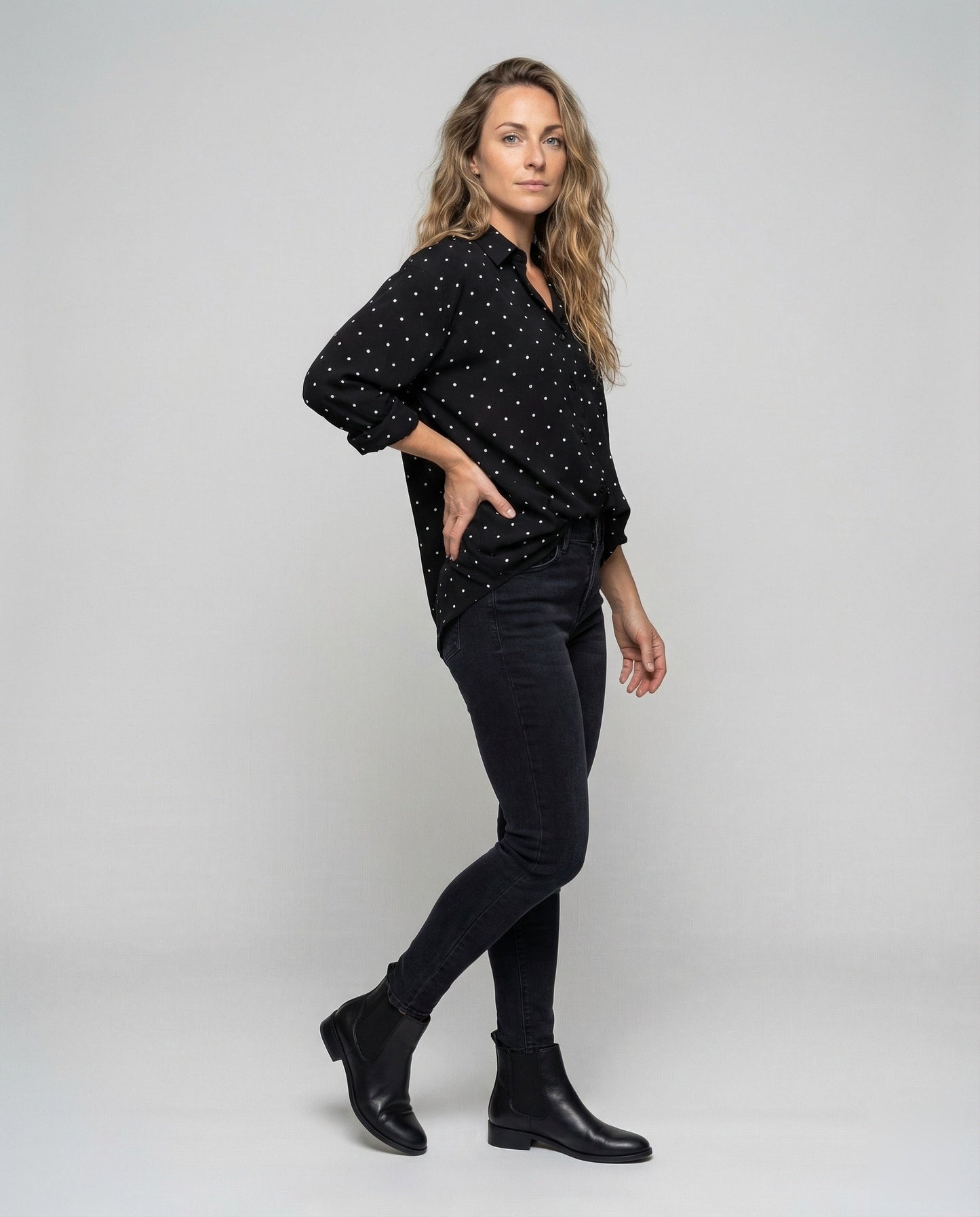 Damen Hemdbluse Viskose Lässig - Norvielle