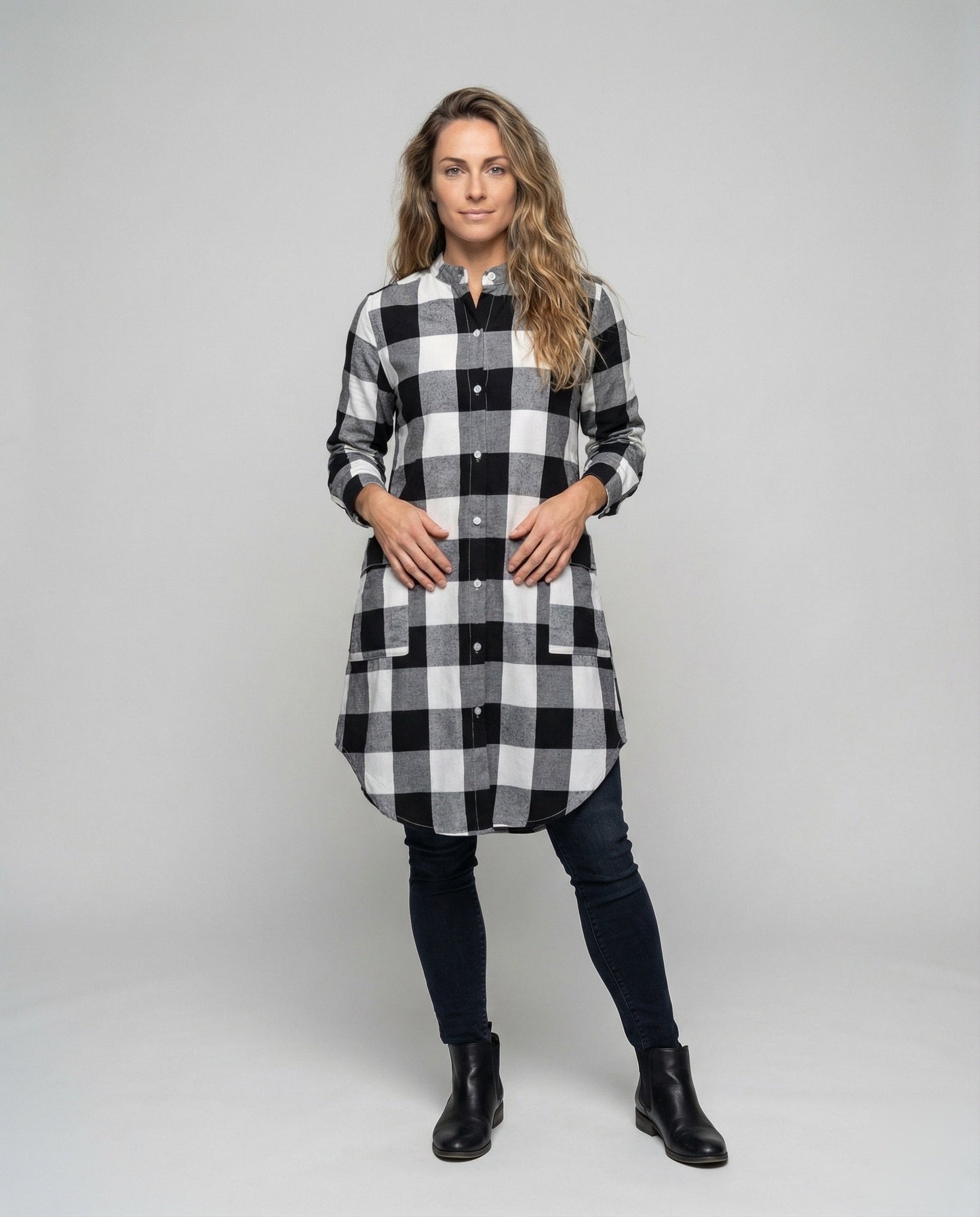 Damen Longshirt Hemd Leicht Lässig - Norvielle