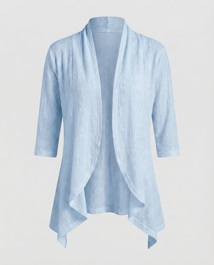 Damen Leichtgewicht Tunikajacke mit Lochstickerei - Norvielle