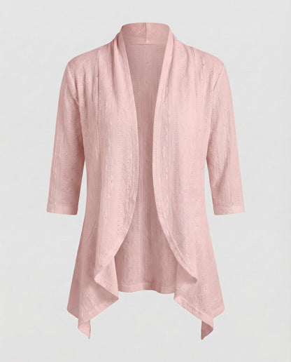 Damen Leichtgewicht Tunikajacke mit Lochstickerei