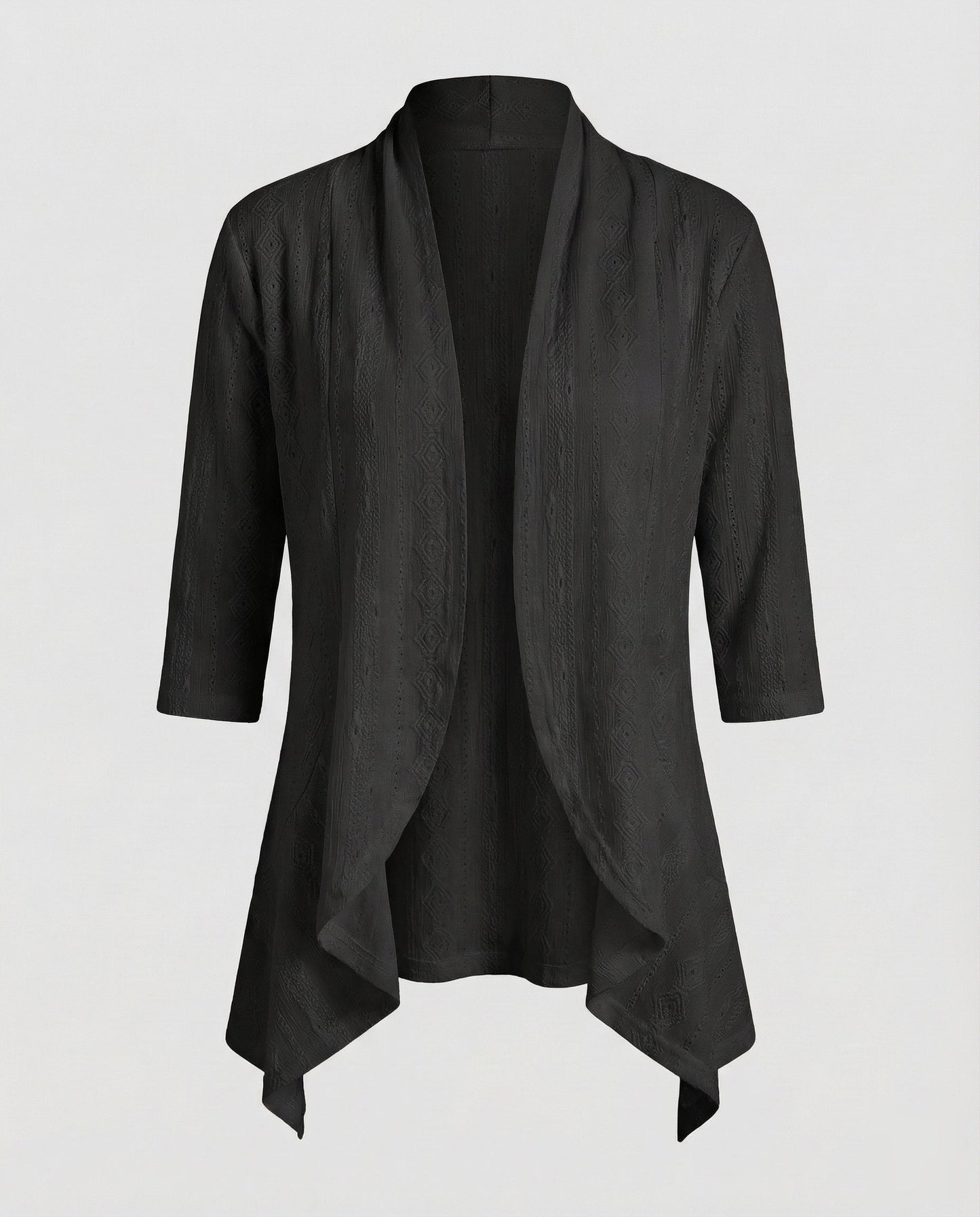 Damen Leichtgewicht Tunikajacke mit Lochstickerei