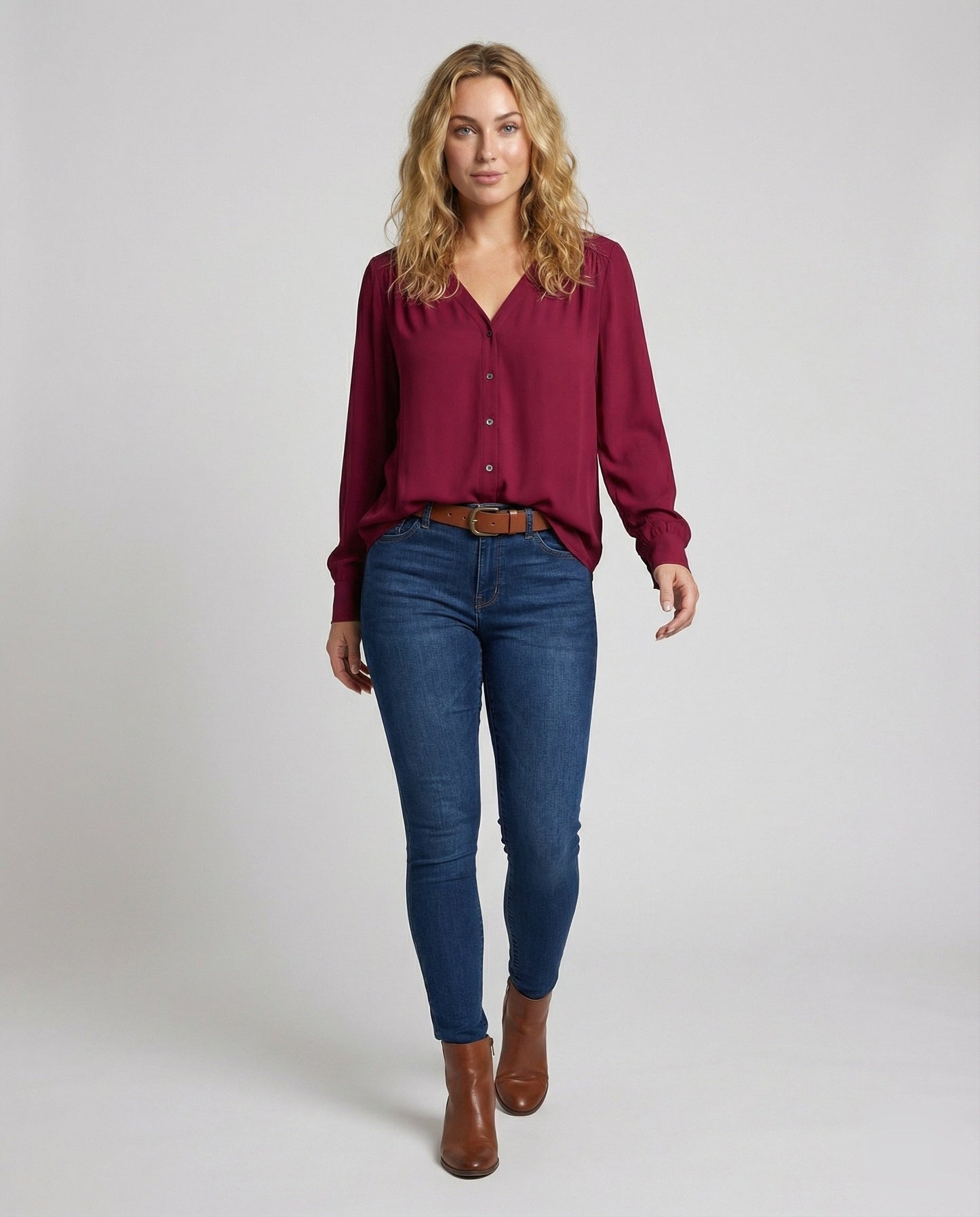 Damen Viskose Tunika Bluse Leicht - Norvielle