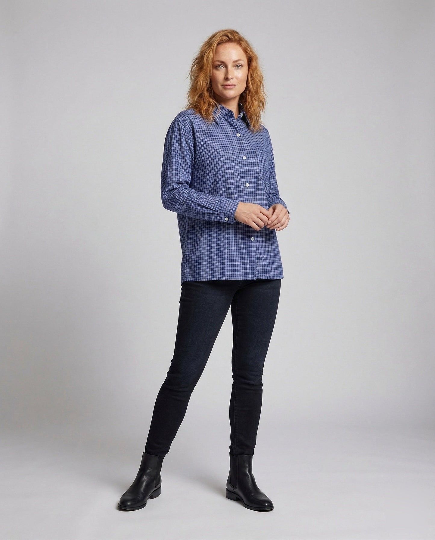 Damen Weithose Strukturjersey Hochkomfortbund - Norvielle