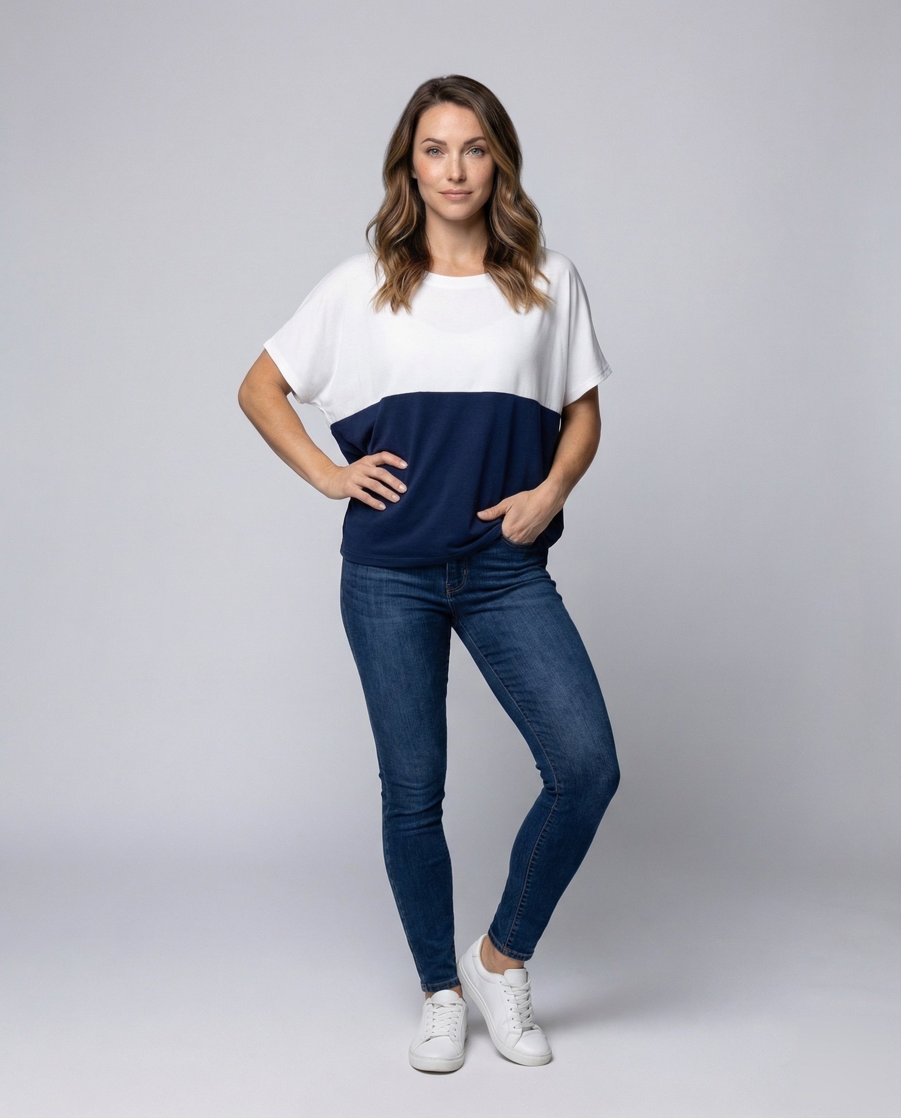 Damen Bluse Stehkragen Manschettenärmel Eleganz - Norvielle