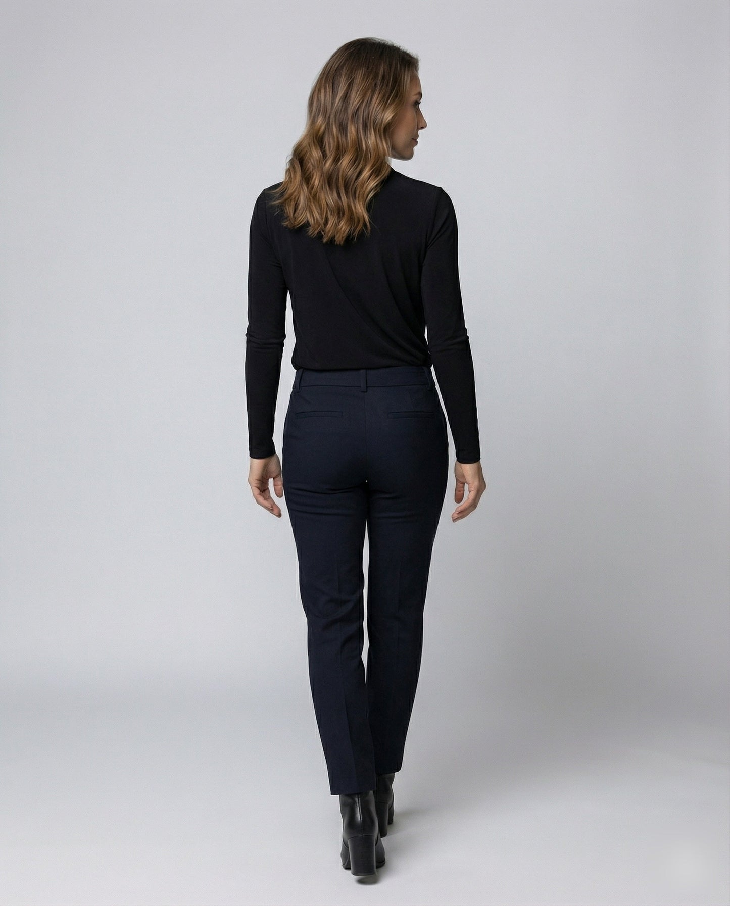 Damen Wickelbluse Wasserfalldrapierung