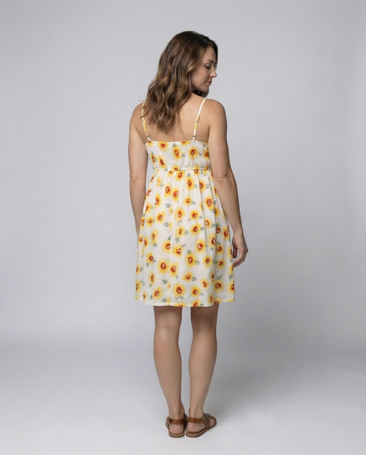 Damen Minikleid Blumenmuster Floral