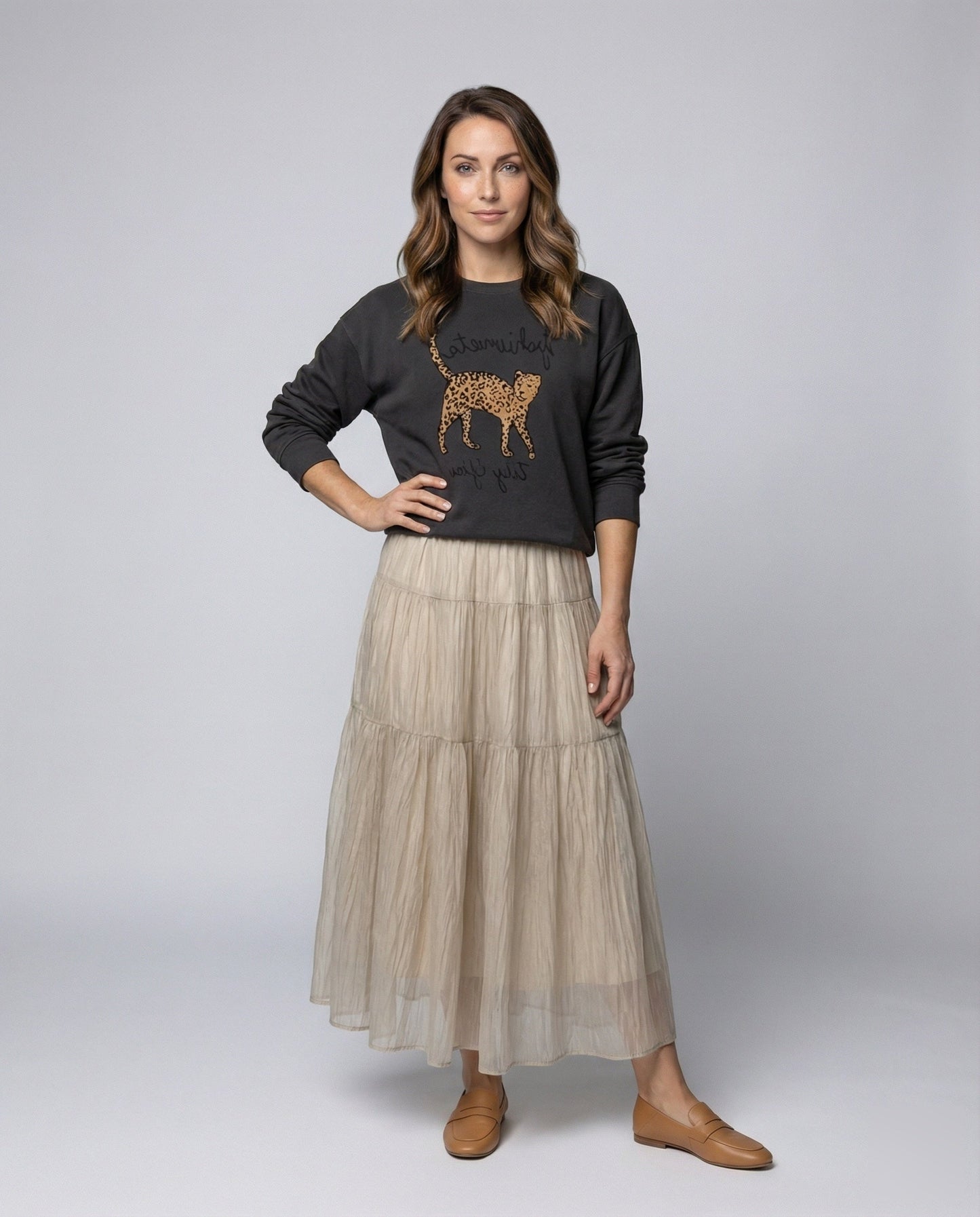Damen Lagenlook Set 2-teilig Sweater - Norvielle