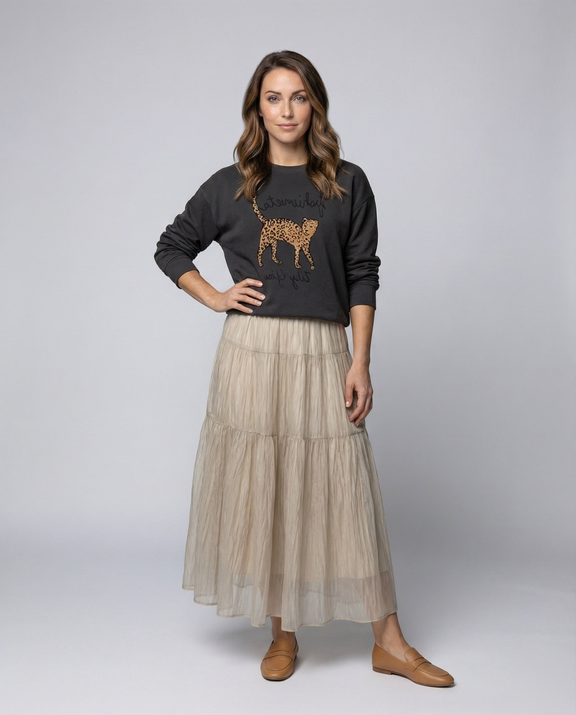 Damen Lagenlook Set 2-teilig Sweater - Norvielle