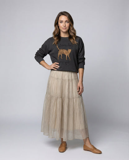 Damen Lagenlook Set 2-teilig Sweater - Norvielle