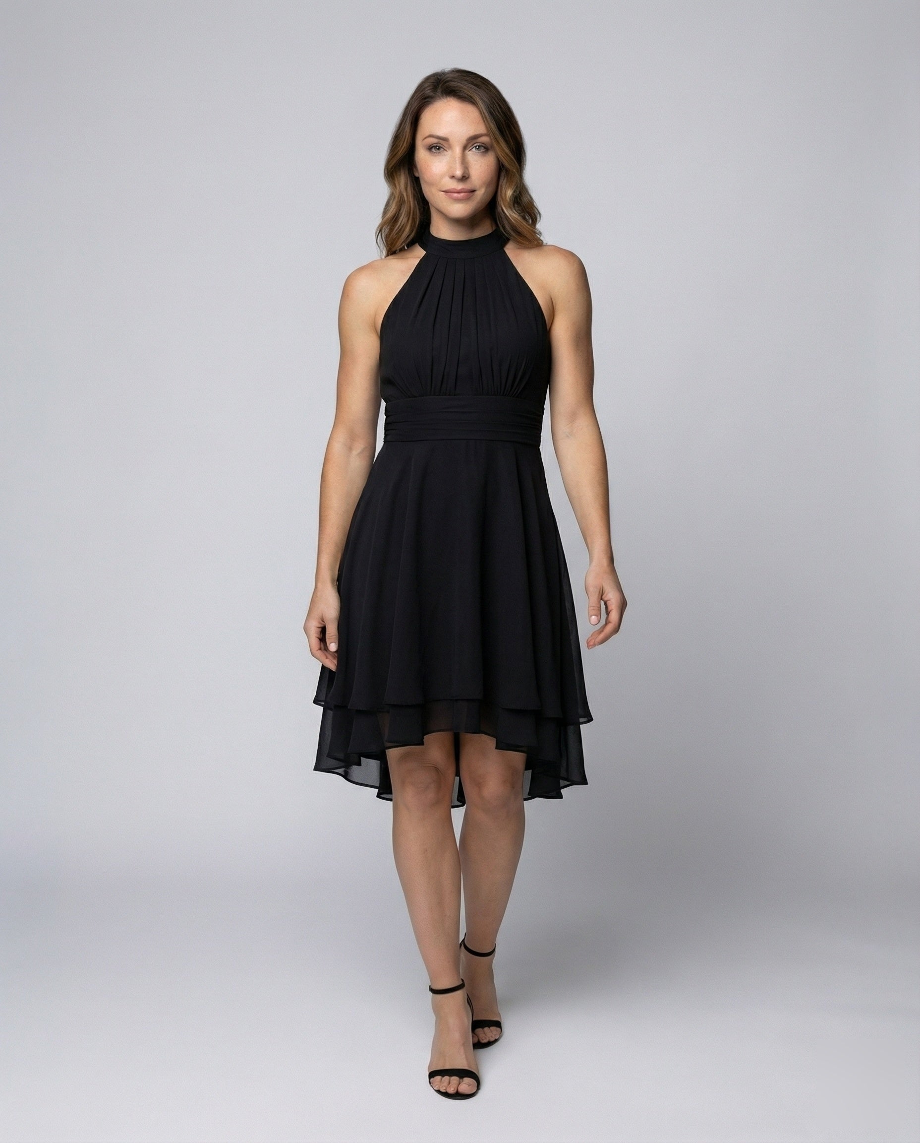 Damen Halterkleid Elegantes Cocktailkleid - Norvielle