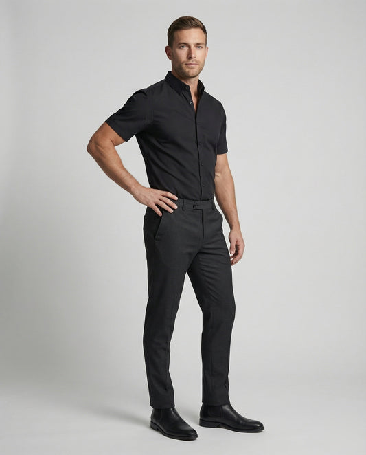 Herren Slimfit Kurzarmhemd - Norvielle