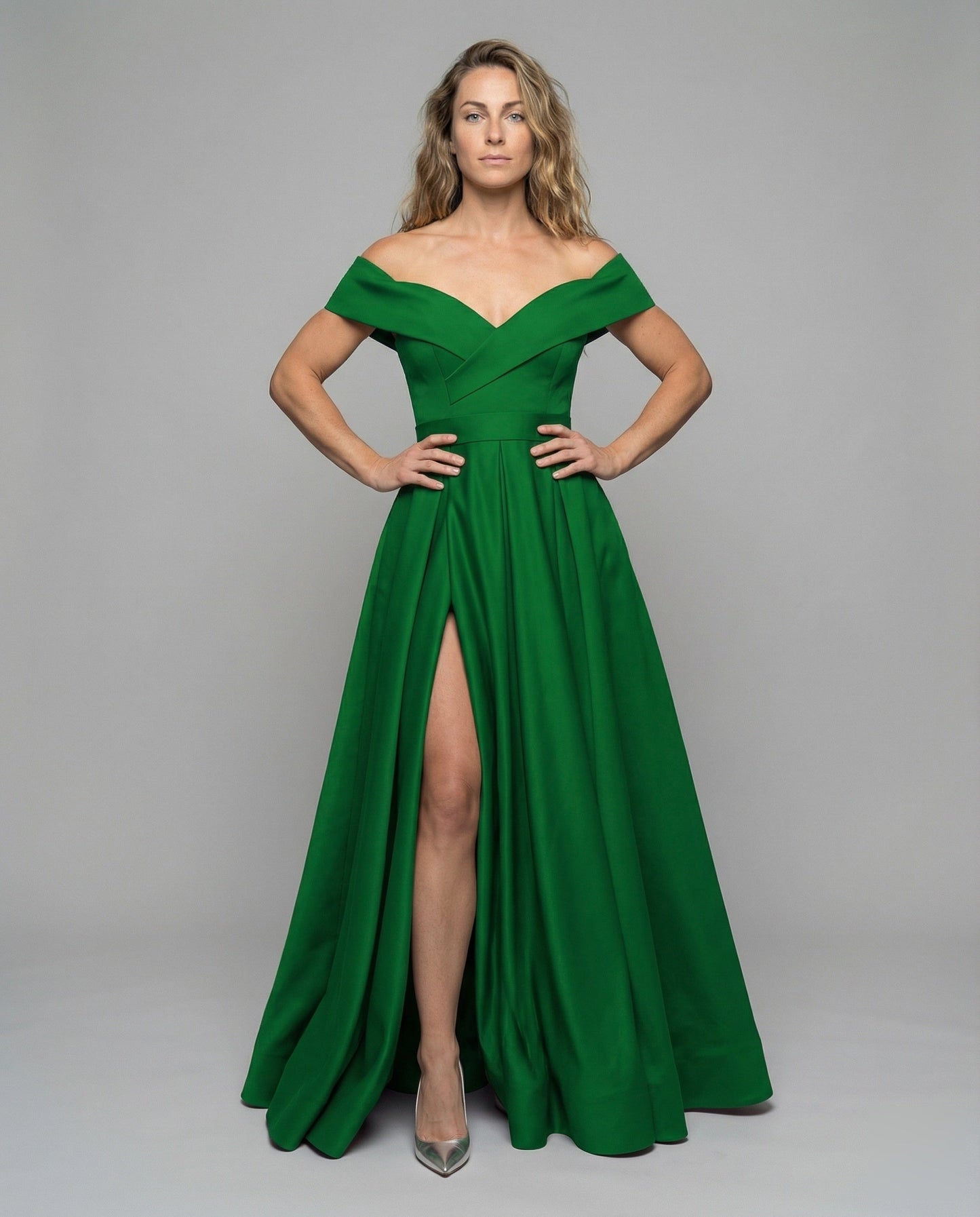 Damen Elegante Abendrobe Tellerfaltenrock - Norvielle