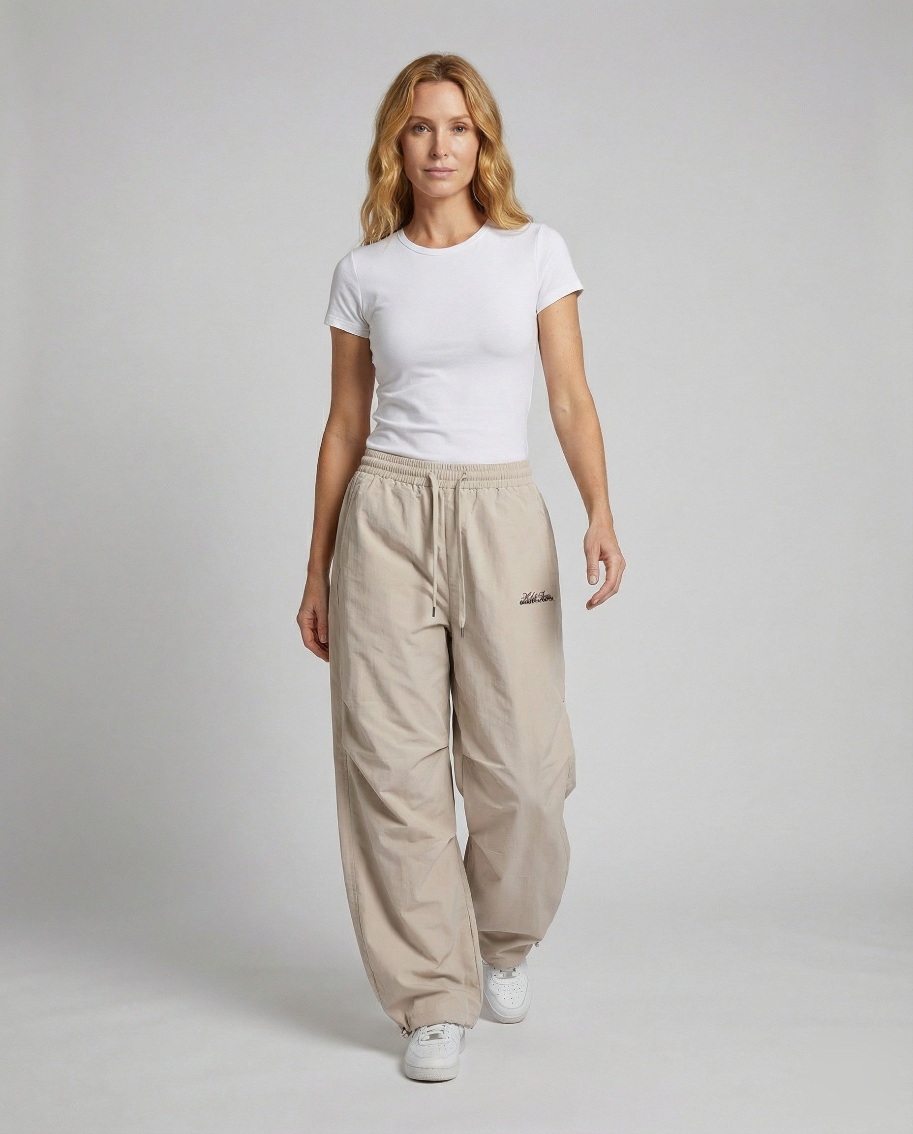 Damen Haremshose Extrabreit Tiefes Bein Schwarz - Norvielle