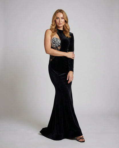 Damen Abendkleid Figurbetont Spitze - Norvielle