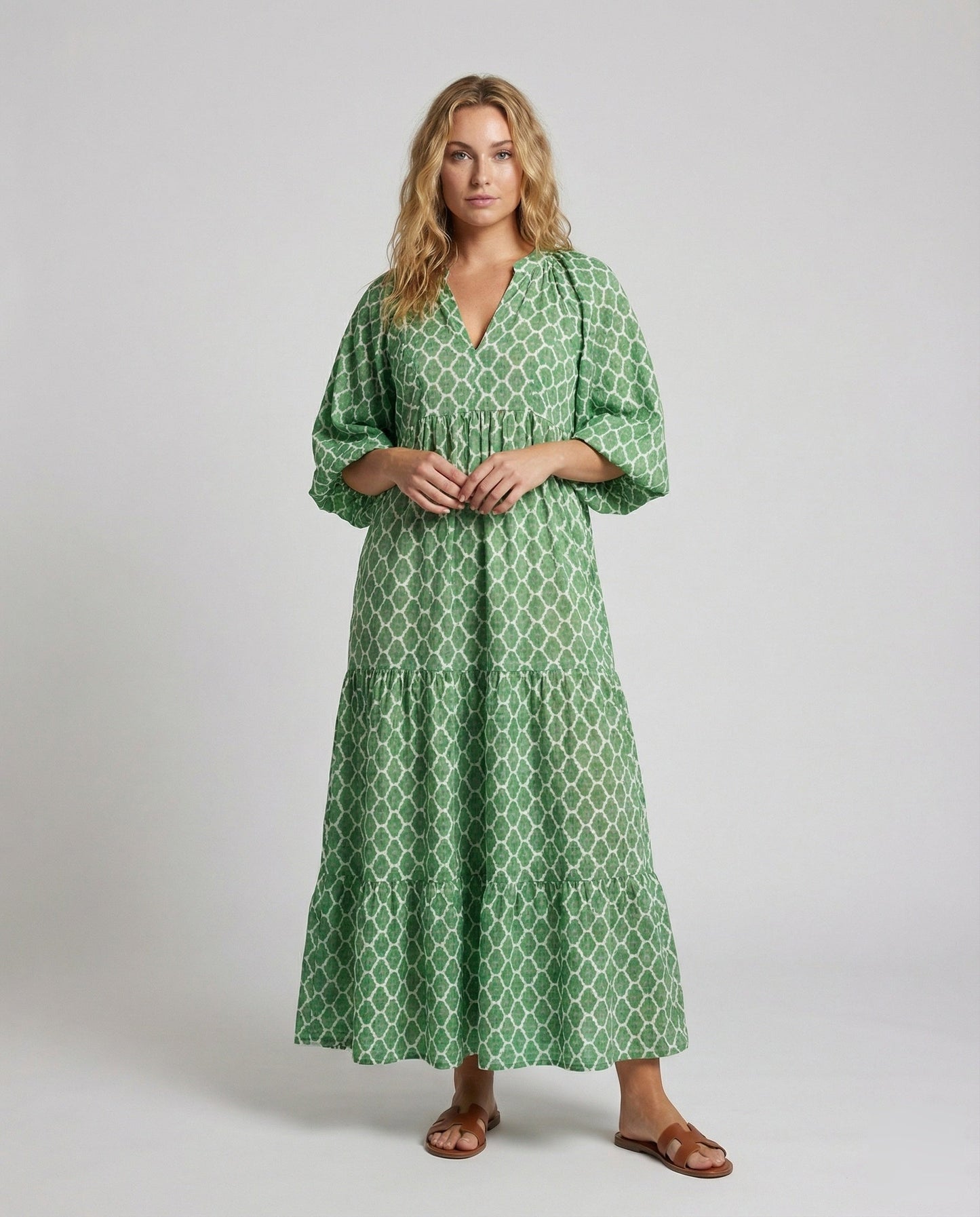 Damen Maxikleid Fledermausärmel Leicht - Norvielle